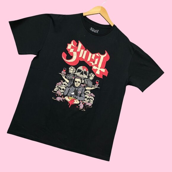 Ghost Cardinal Copia and The Nameless Ghouls Heavy Metal Band Tee XL - Picture 3 of 4